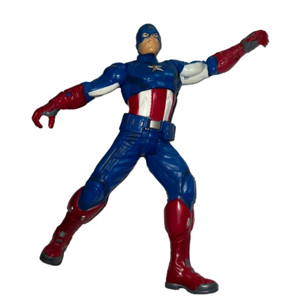 2012 Marvel Avengers Ultra Strike Captain America 9" Talking Action Figure